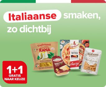 Italiaanse smaken, zo dichtbij 1+1 gratis naar keuze