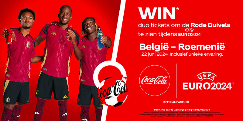 Win duo-tickets om de Rode Duivels te zien tijdens het Euro!*