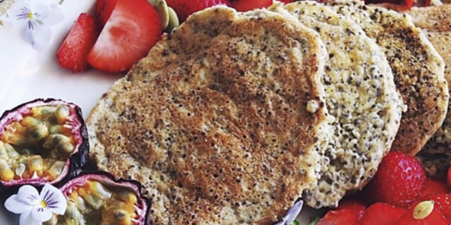 Galettes aux graines de chia