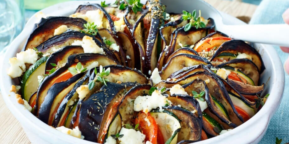 Tian de légumes grillés à la méditerranéenne