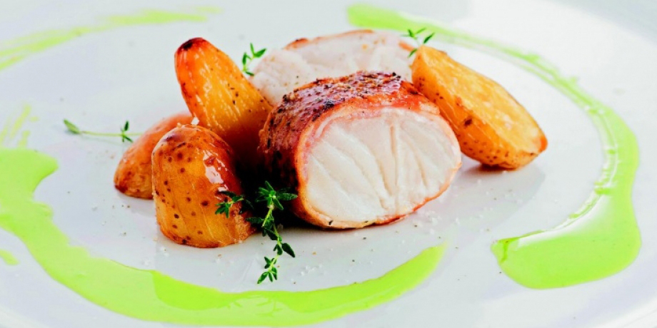 Tournedos de cabillaud au lard