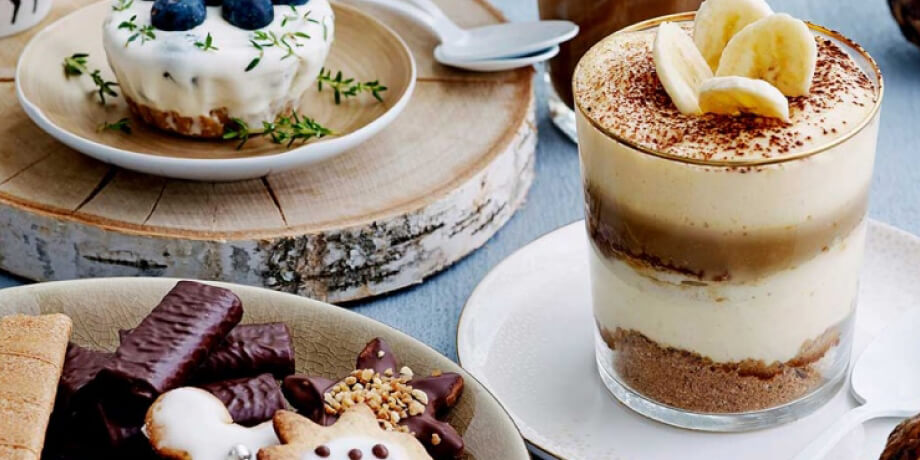 Tiramisu met banaan en karamel