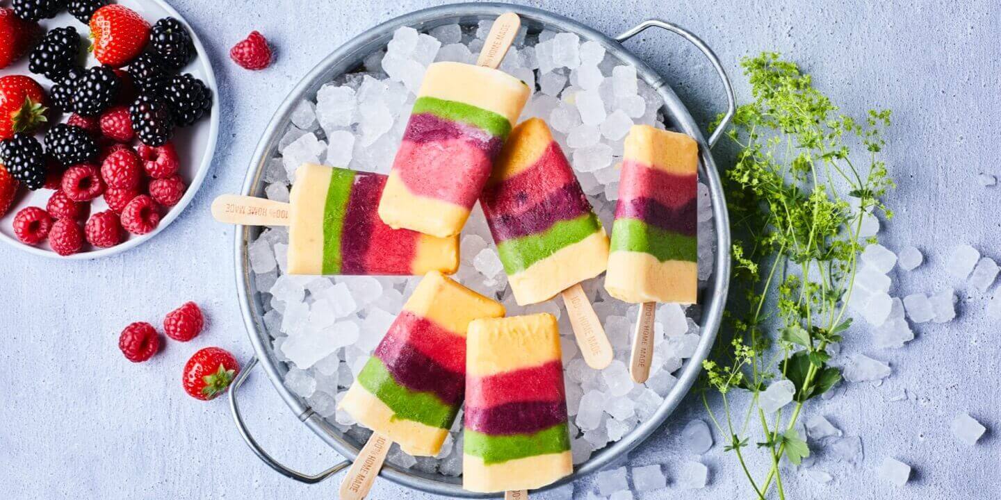 Bâtons glacés en 5 couleurs