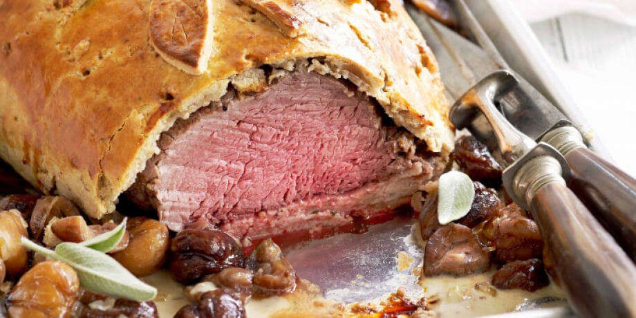 Rôti de chevreuil en croûte