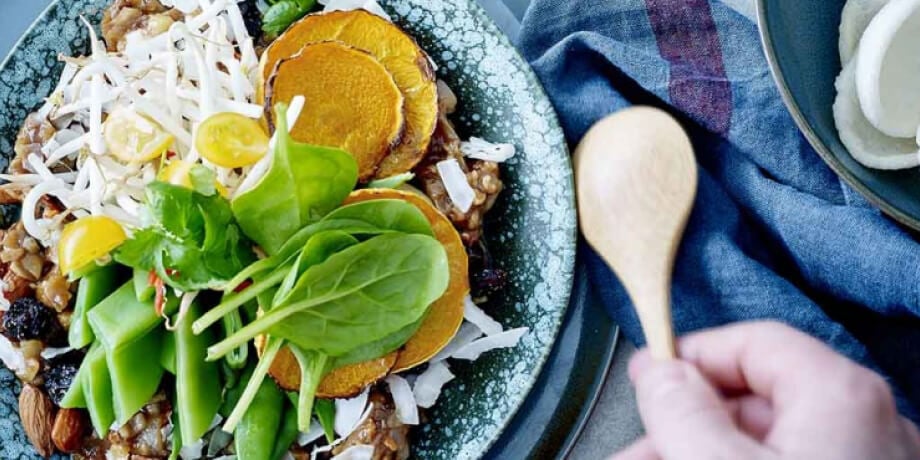 Gado-gado et spare ribs épicés