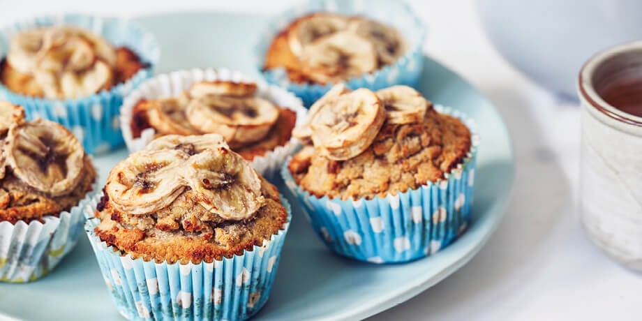 Muffins de bananes à la farine d’amande et de coco