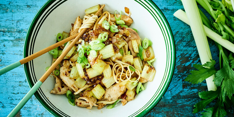 Wok thaï au céleri