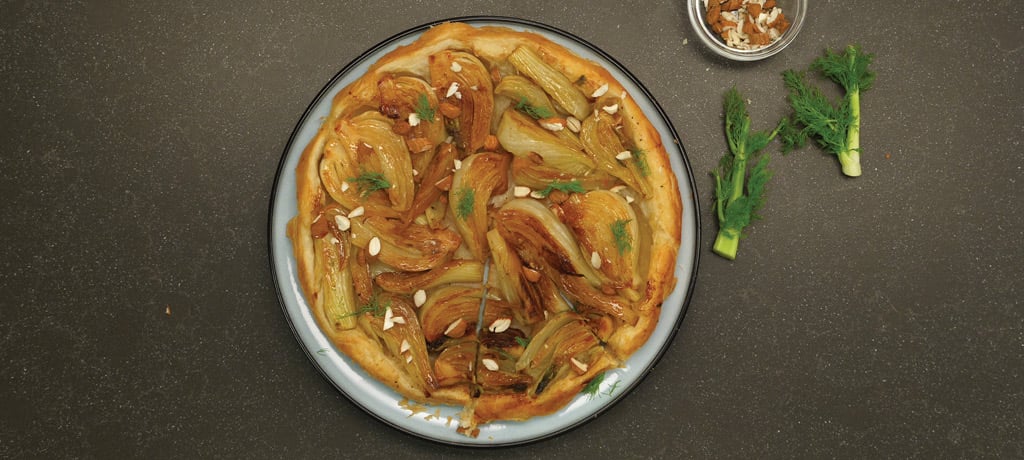 Tatin de fenouil aux amandes (Bio)