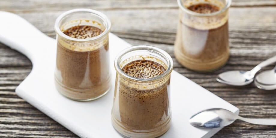 Potjes crème met Belgische chocolade