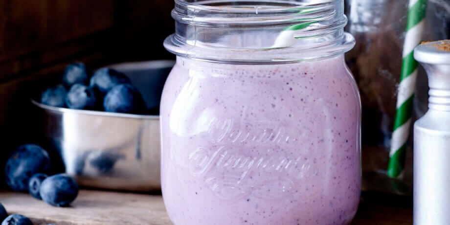 Bosbessen-dadelsmoothie