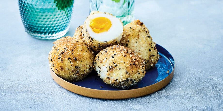 Oeufs en croûte d'épices