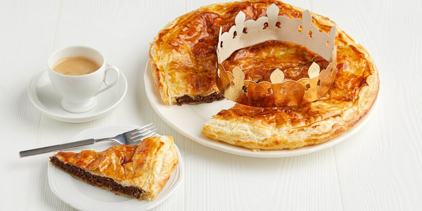Galette des rois chocolat-noisette