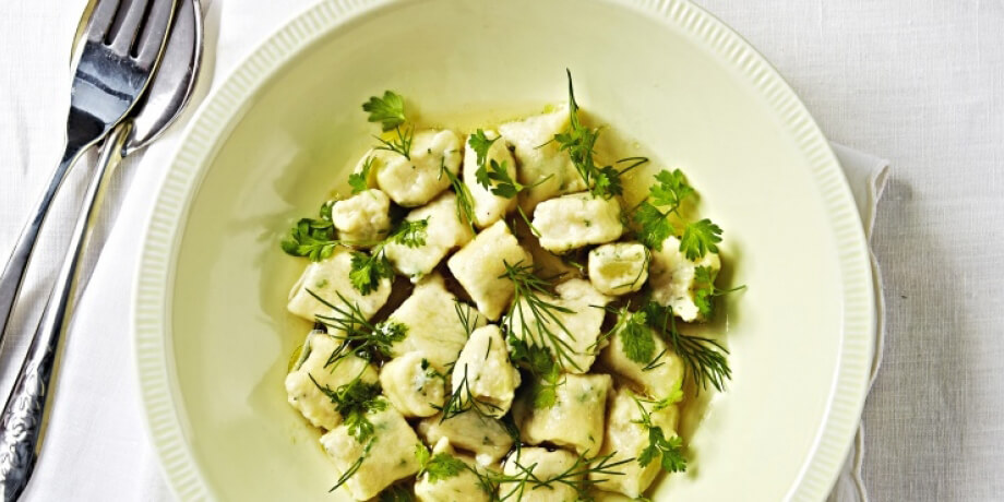 Gnocchi à la ricotta et aux herbes fraîches