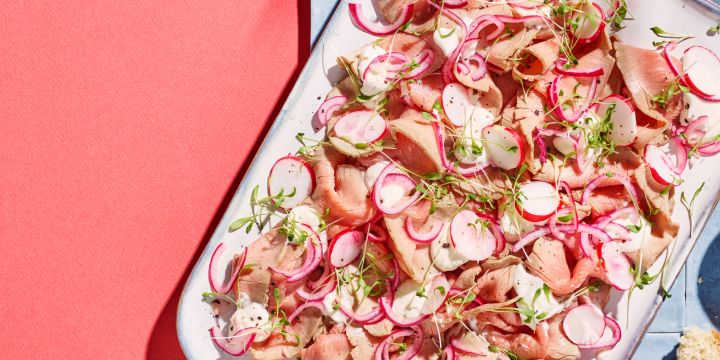 Rosbief met mierikswortelsaus
