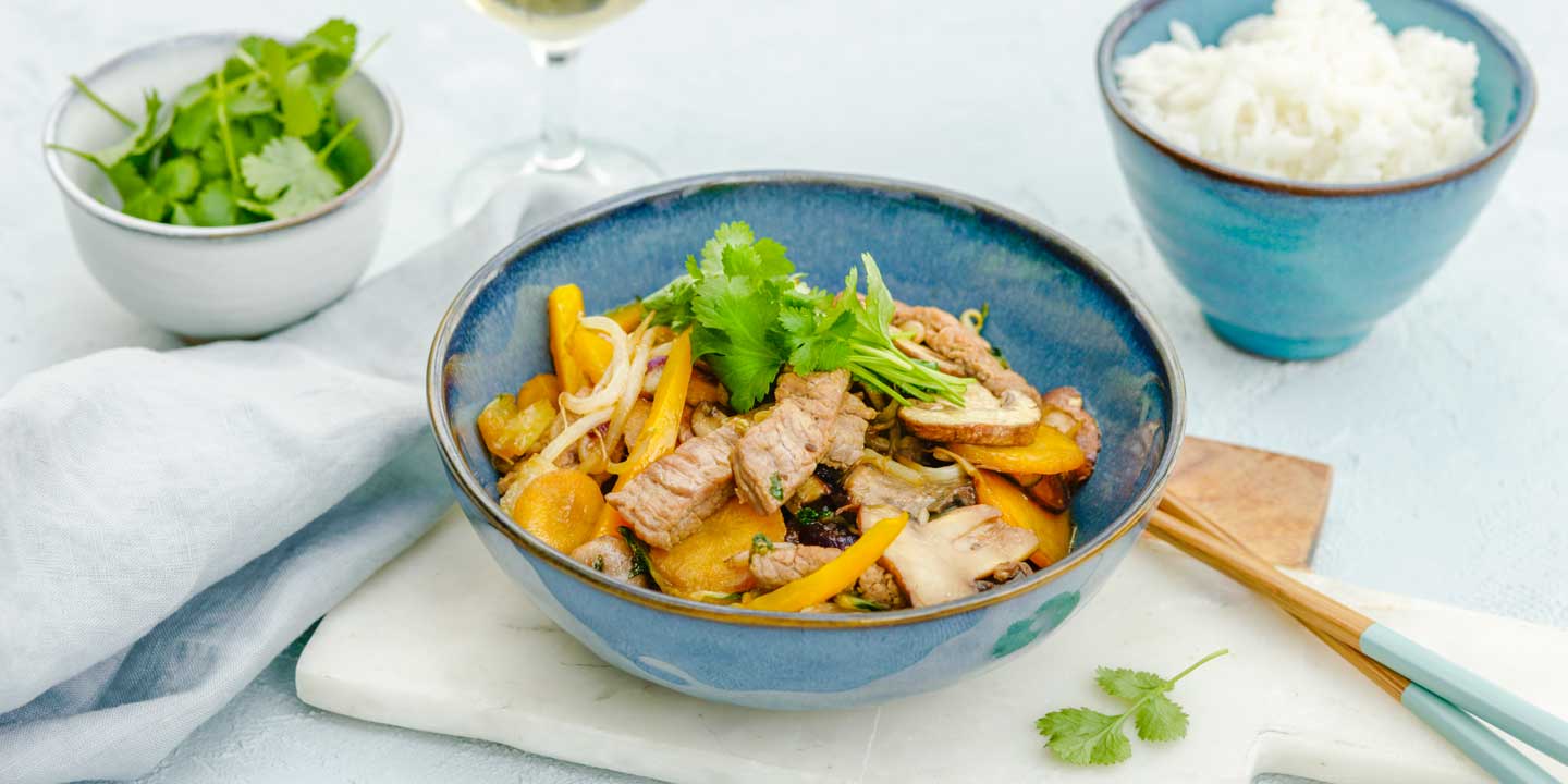 Sauté de bœuf teriyaki