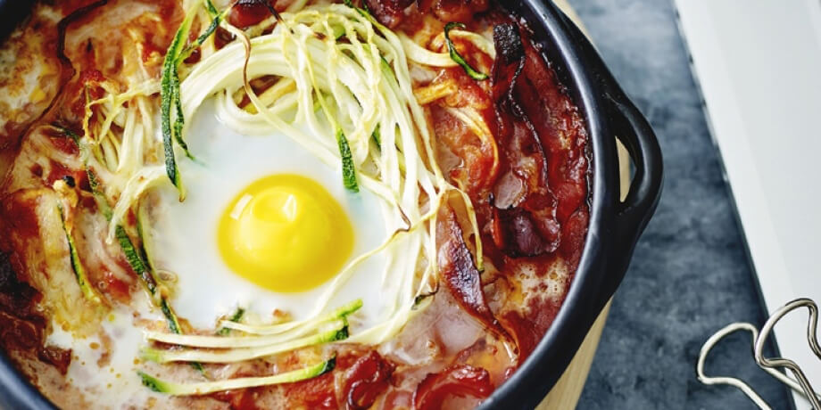 Plat unique et oeuf cocotte