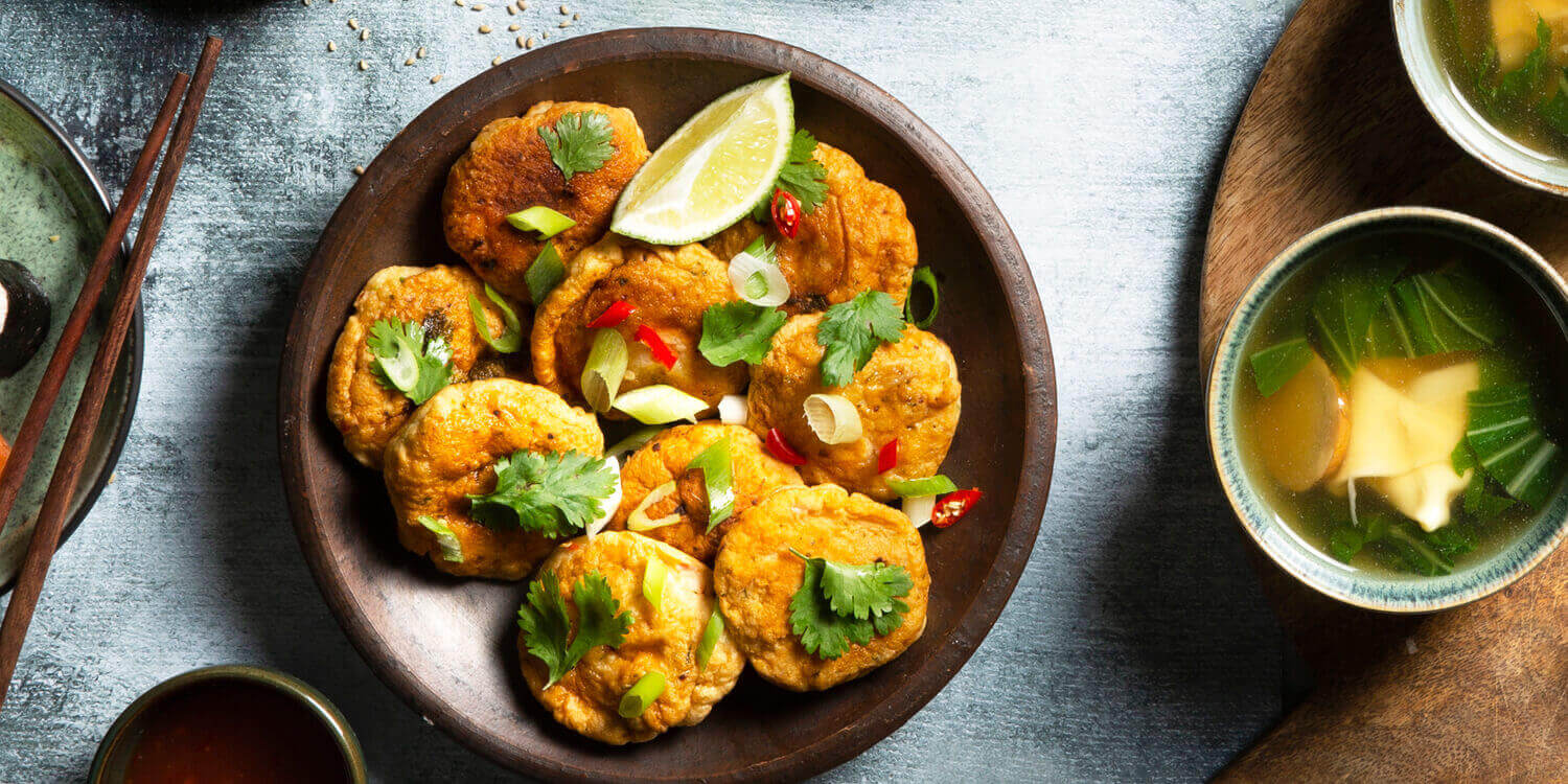 Thaise viskoekjes met zoete chilisaus