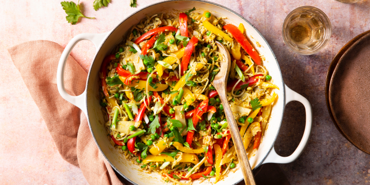 Vegetarische one pot rijst