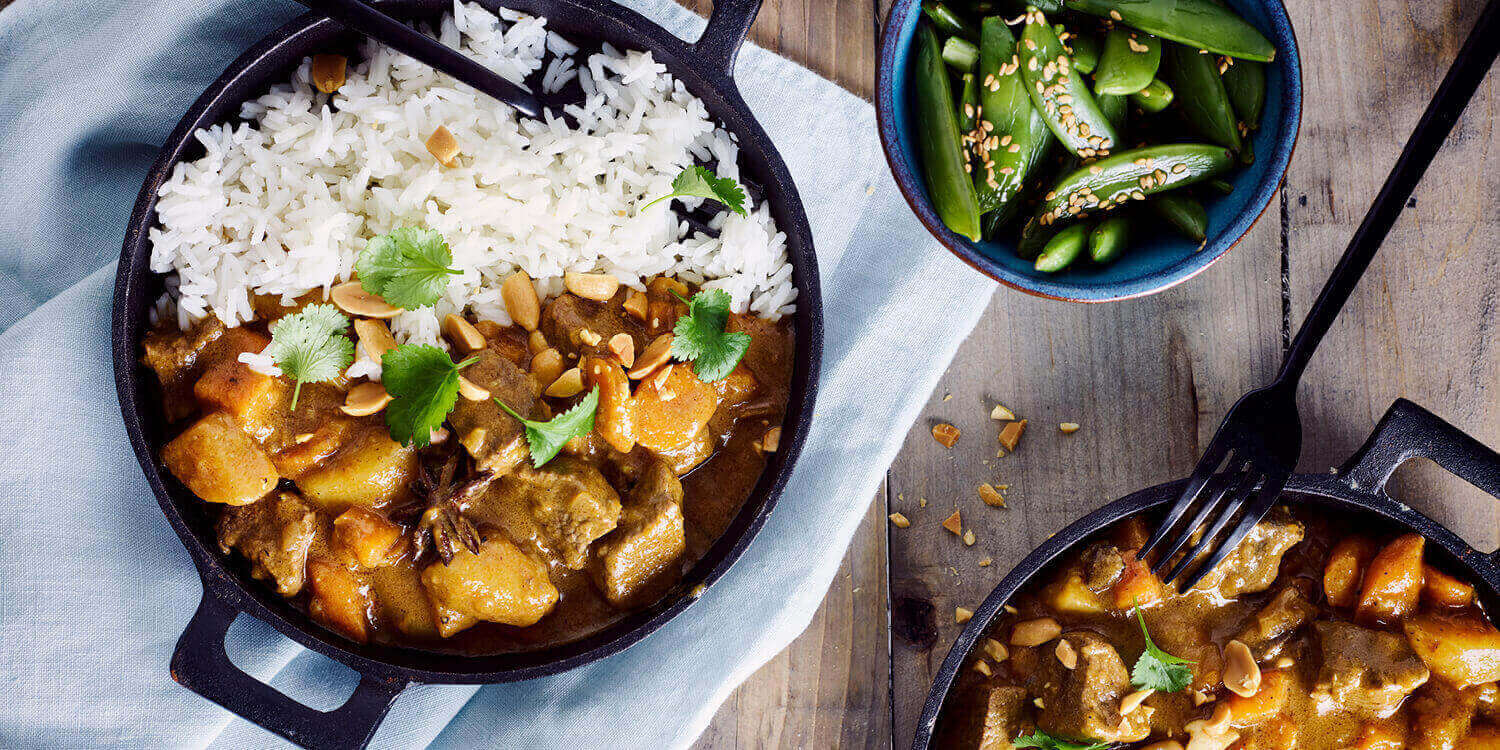 Massaman met lamsvlees