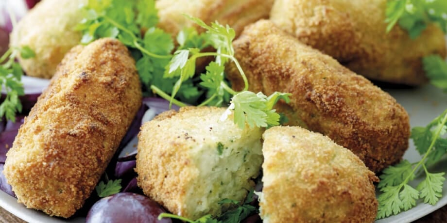 Croquettes de panais aux châtaignes