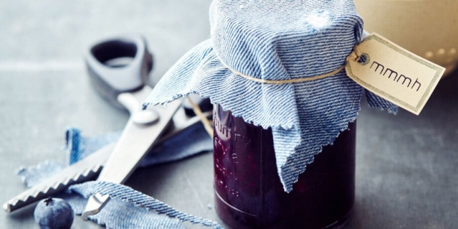 Confiture de myrtilles sans sucre