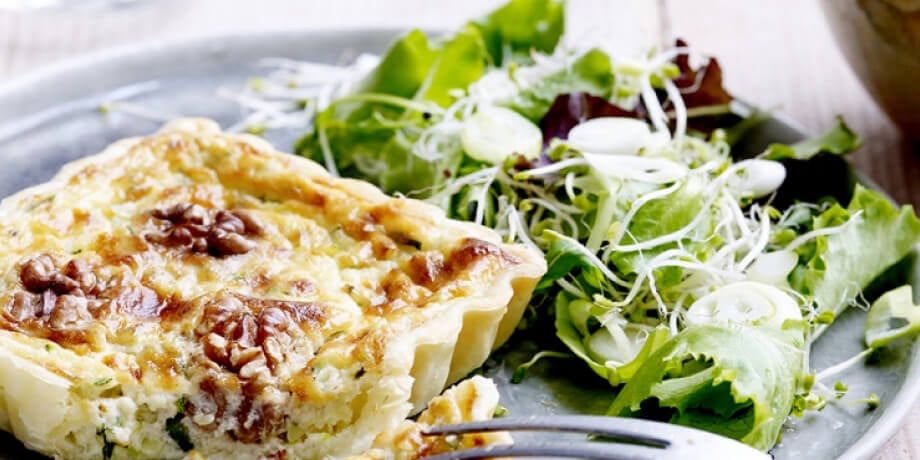 Taartjes met mascarpone en courgette