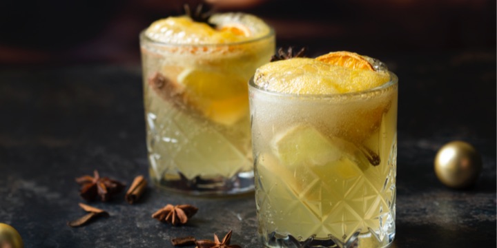 Mocktail orange, gingembre et cannelle