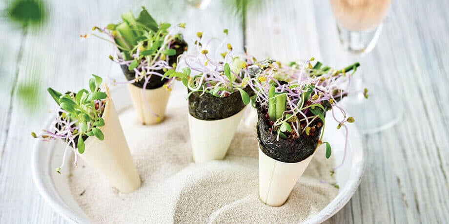 California roll met quinoa