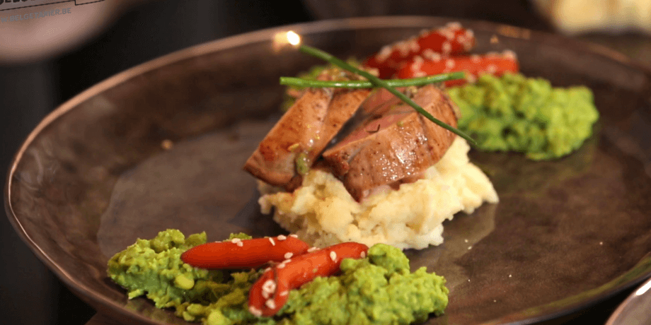 Varkenshaasje met pistachepesto