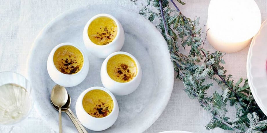 Crème brûlée met ganzenlever