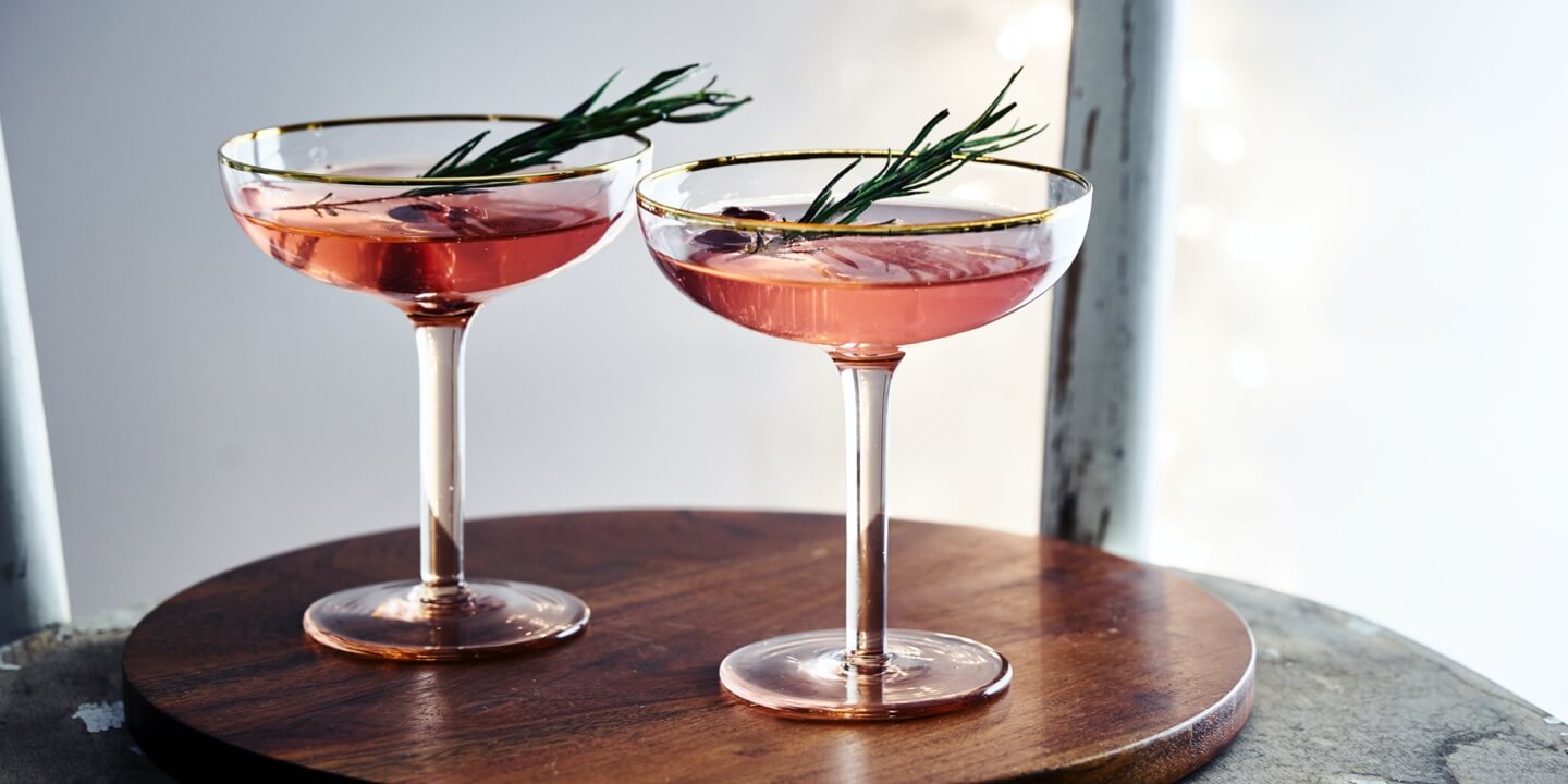 Cranberrycocktail met gin