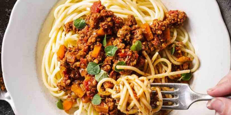 Spaghetti bolognaise met quorn