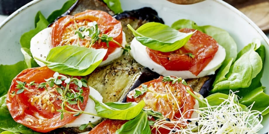 Salade van gegrilde tomaat