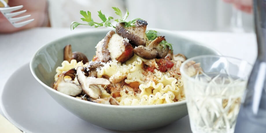 Lasagnette met wild konijn