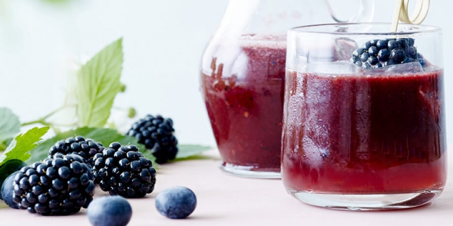 Happy Berry-mocktail met bessen