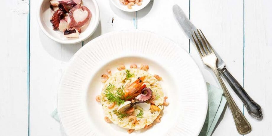 Risotto met zeevruchten