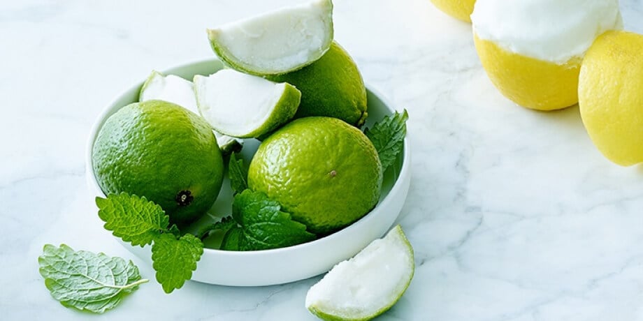 Glace coco citron vert