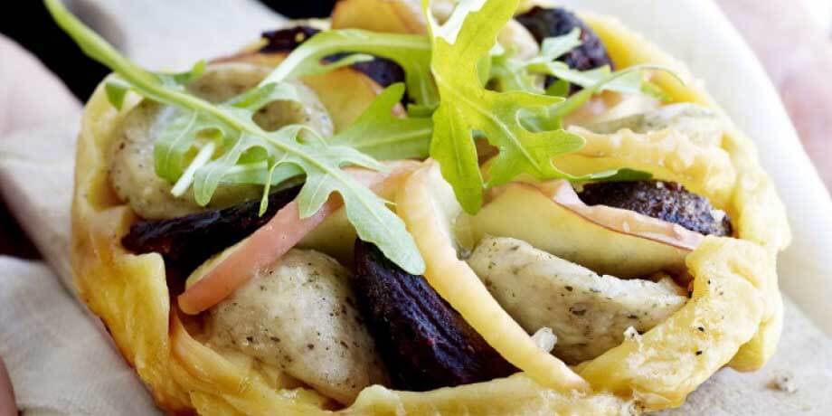 Tartelettes pommes-boudins