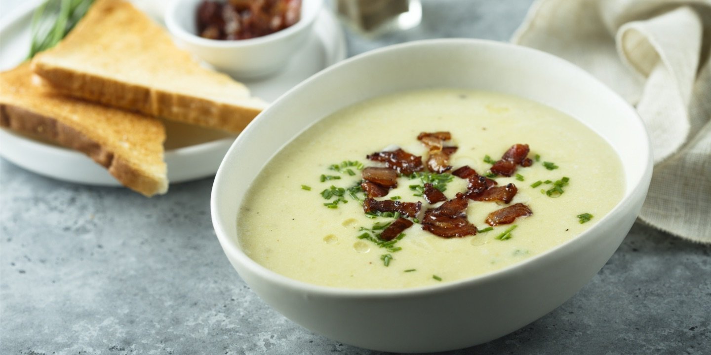Velouté de chicons aux lardons