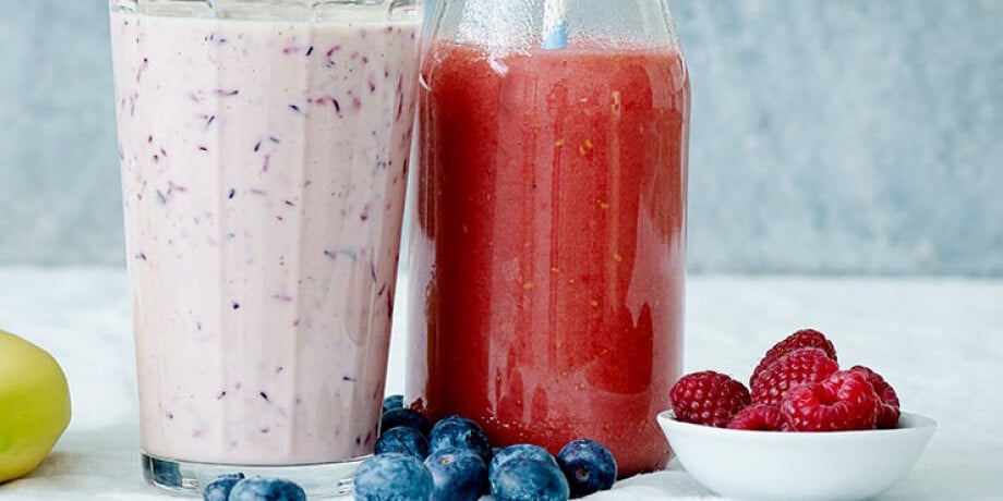 Smoothie rode vruchten