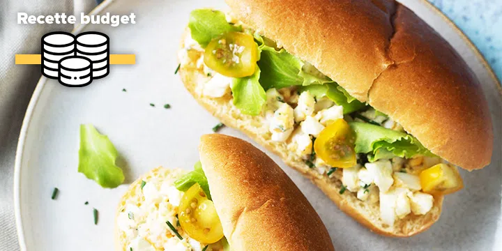 Sandwiches aux œufs