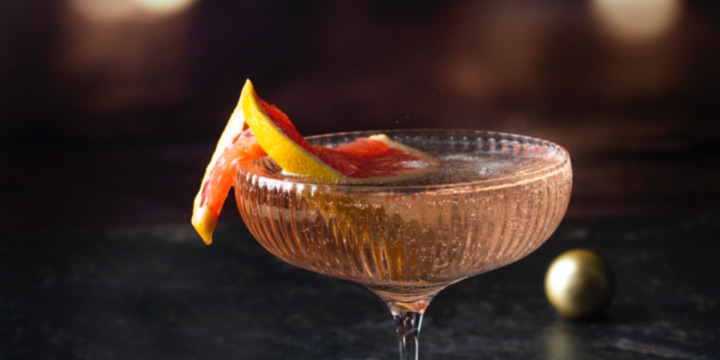 Spritz au pamplemousse et romarin