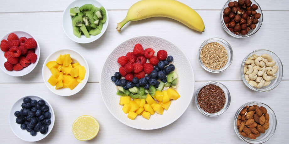 Miam ô fruits: een fruitbom als ontbijt