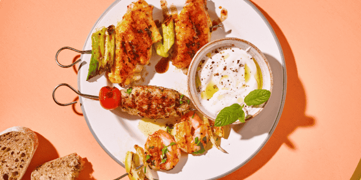 Trio de brochettes