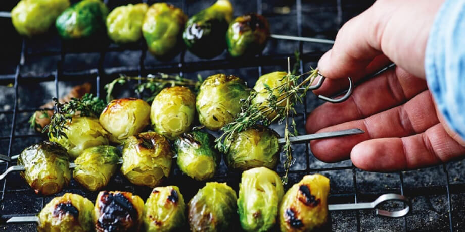Brochettes van spruiten