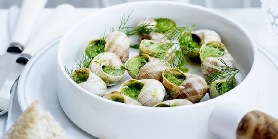 Petits-gris au beurre aux fines herbes