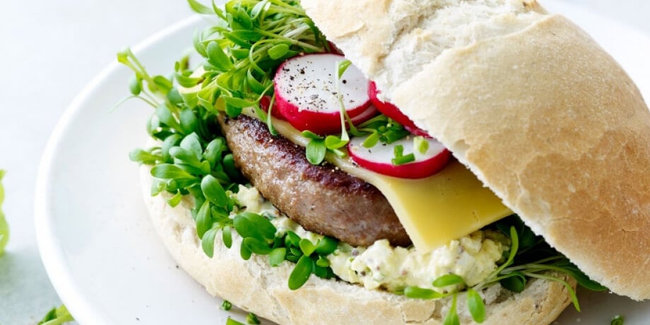 Hamburger à la printanière