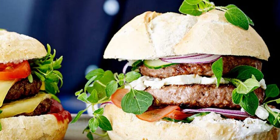 Lamsburger op zn Grieks