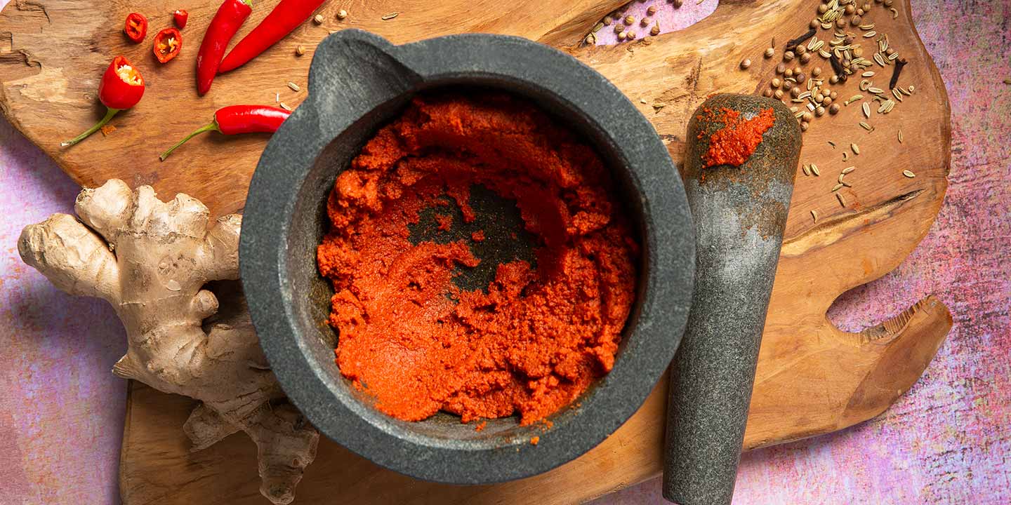 Pâte de curry rouge